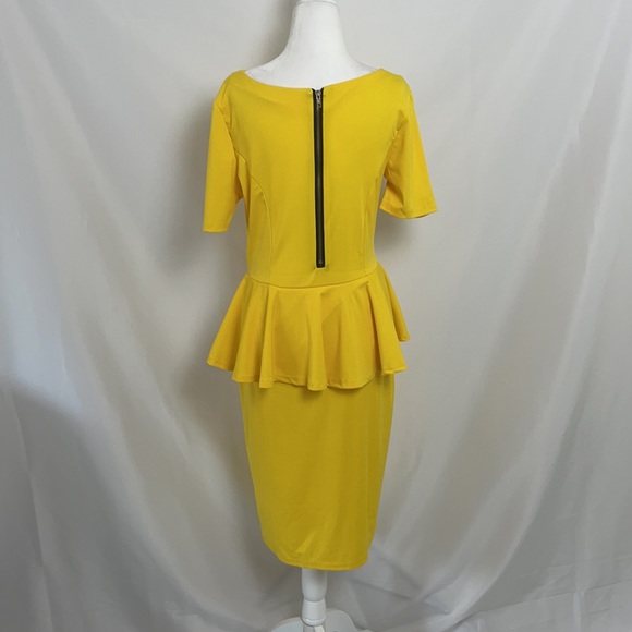 Yellow Spring Maxi Dress Size L - Picture 5 of 8